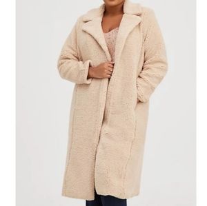Longline Teddy Coat